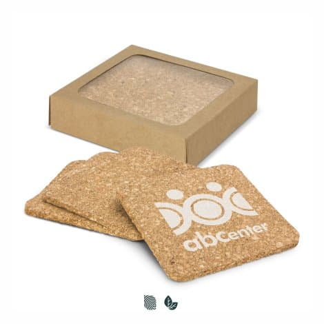 Oakridge Cork Coaster Square - Set of 4 - Image 1