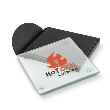 Venice Single Glass Coaster - Square - Image 1
