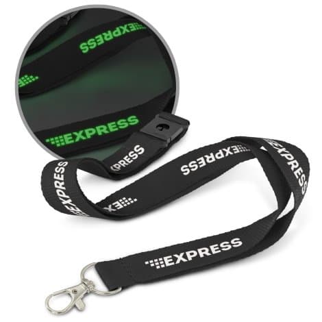 Glow in the Dark Logo Lanyard - Image 1