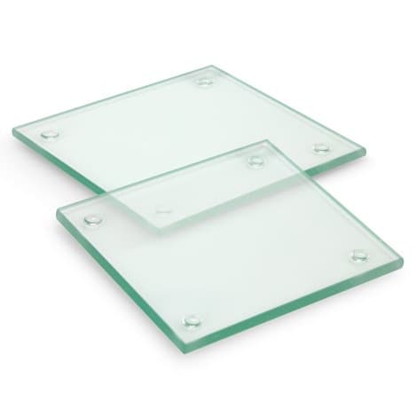 Venice Glass Coaster - Set of 2 - Square - Full Colour