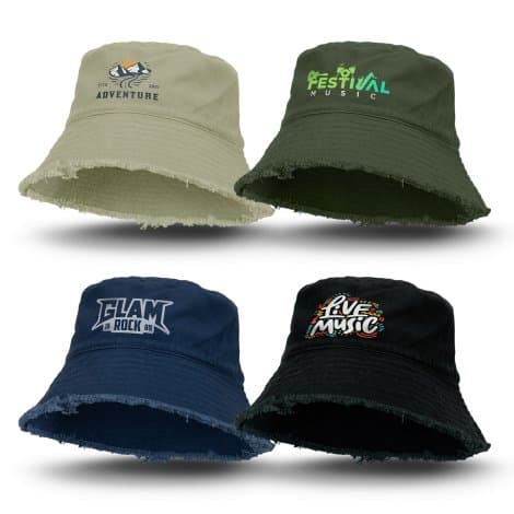 Raw Edge Bucket Hat - Image 1