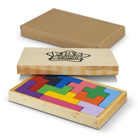 Pentomino Wooden Puzzle - Image 1