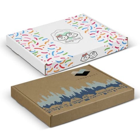 Die Cut Box with Locking Lid - 230x165x22mm - Image 1