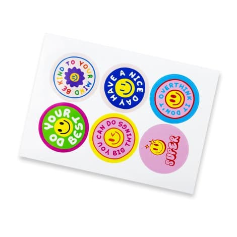 Sticker Sheet 80mm Circle - Gloss - Image 1