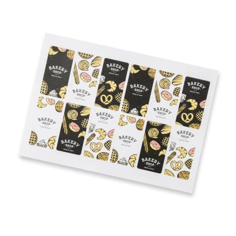 Sticker Sheet 40 x 80mm Rectangle - Matte - Image 1