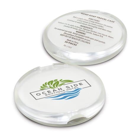 Hand Soap Travel Case - Round - Image 1