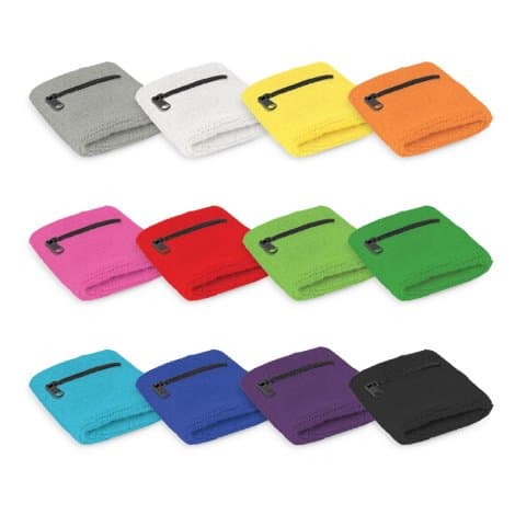 Wrist Sweat Band with Pocket - Image 1