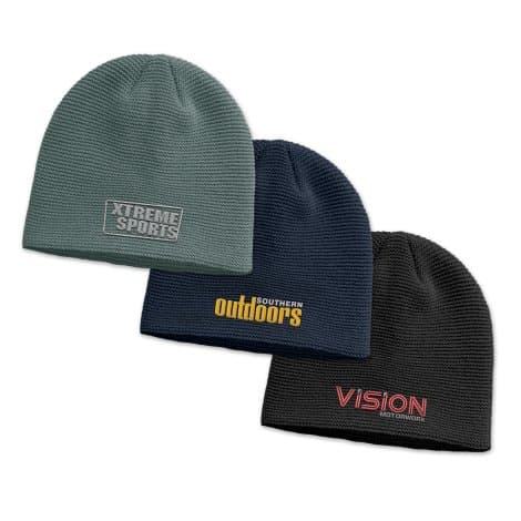 Montana Garter Knit Beanie - Image 1