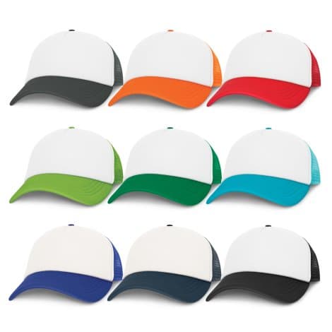 Cruise Mesh Cap - White Front - Image 1
