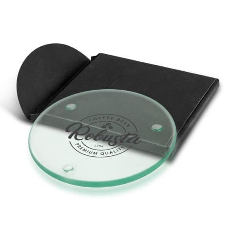 Venice Single Glass Coaster - Round - Image 1