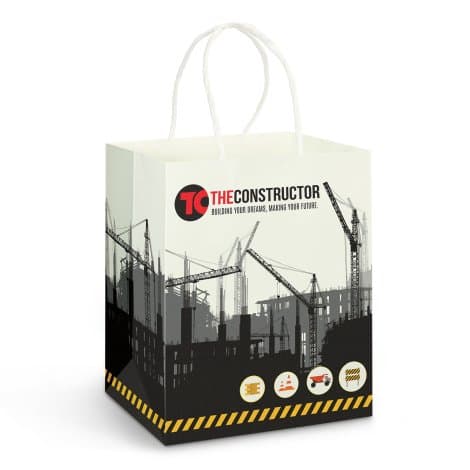 Medium Paper Carry Bag - Full Colour - Image 1