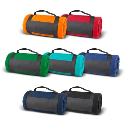 Glasgow Fleece Blanket with Strap - Image 1