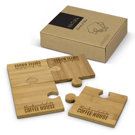 NATURA Puzzle Coaster - Set of 4 - Image 1