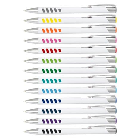 Panama Grip Pen - White Barrel - Image 1