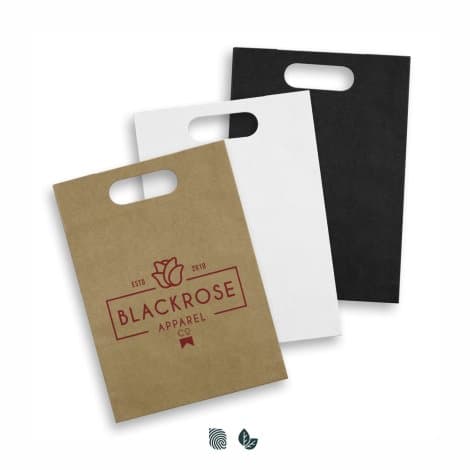 Large Die Cut Paper Bag Portrait - Image 1