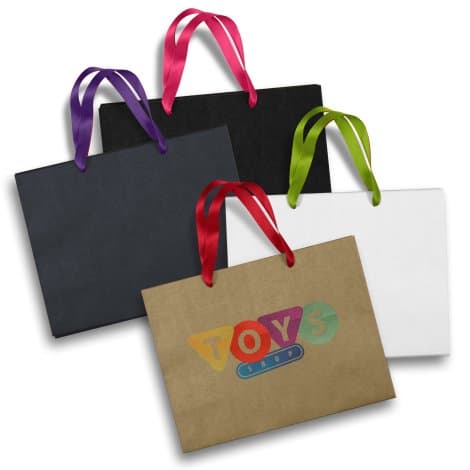 Large Ribbon Handle Paper Bag - Image 1