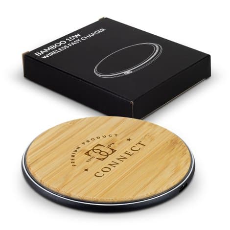 Bamboo 15W Wireless Fast Charger - Image 1