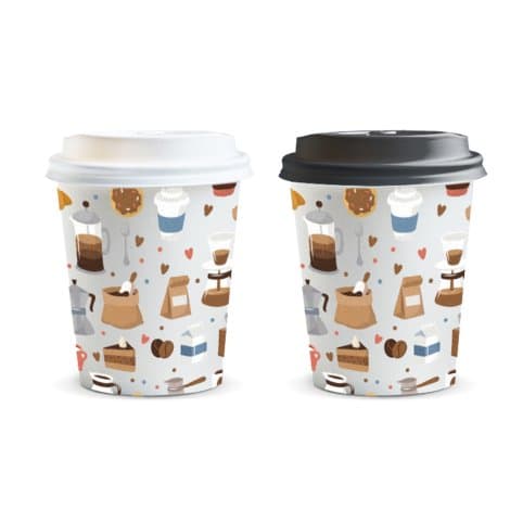 Kudos Paper Coffee Cup - 230ml - Image 1
