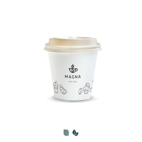 Compostable Paper Coffee Cup - 180ml - Image 1